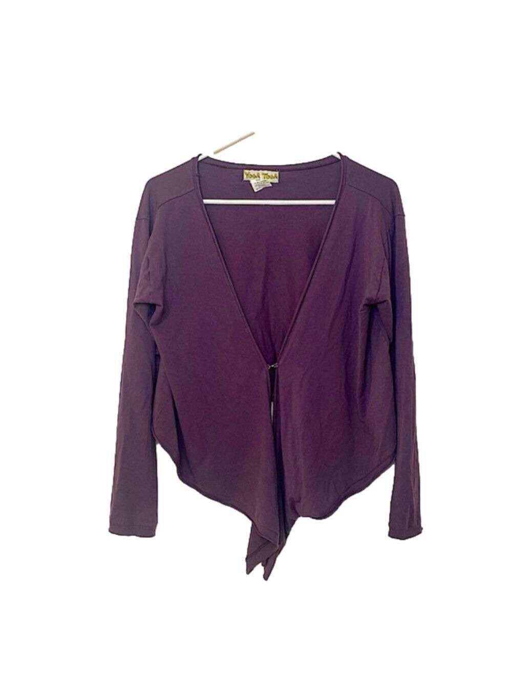 ☀️ YOGA TOGA Purple Wrap Sweater
